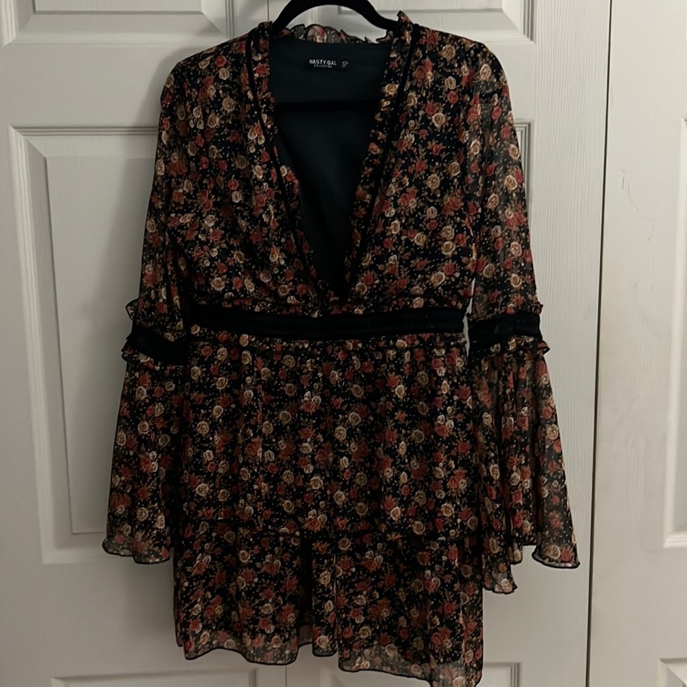Nasty Gal 
I'll Be Bouquet Floral Mini Dress